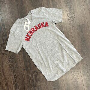 Bella Canvas Nebraska (Red) Graphic Tee Athletic Heather Size 3XL